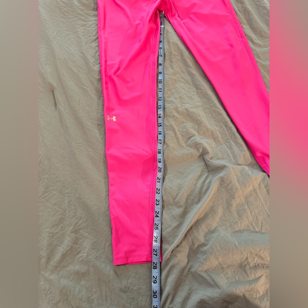 Under Armour Heat Gear‎ Compression Pants Womens Medium Pink - Picture 5 of 5